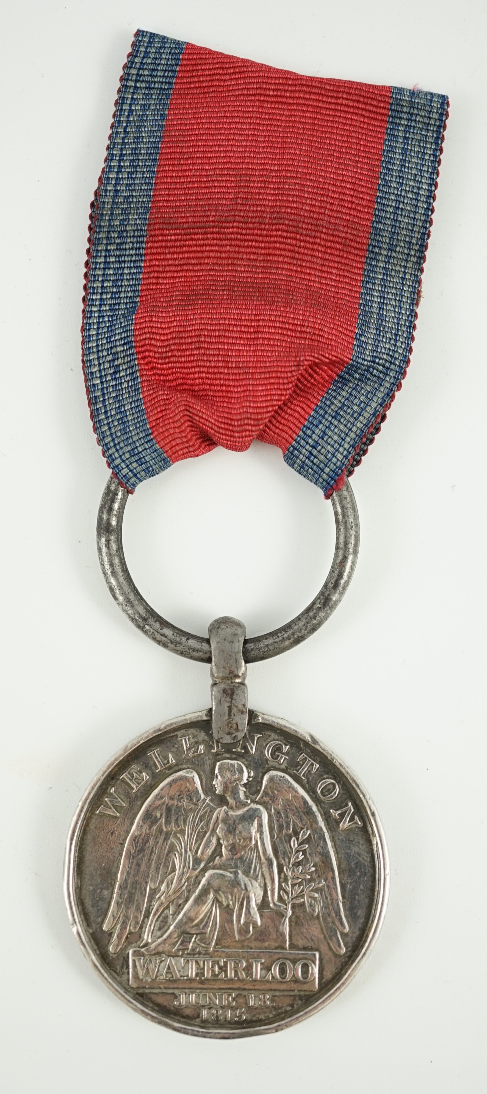 British campaign medals, Waterloo medal impressed Henry Weber 2nd Batt. 59th Reg. Foot